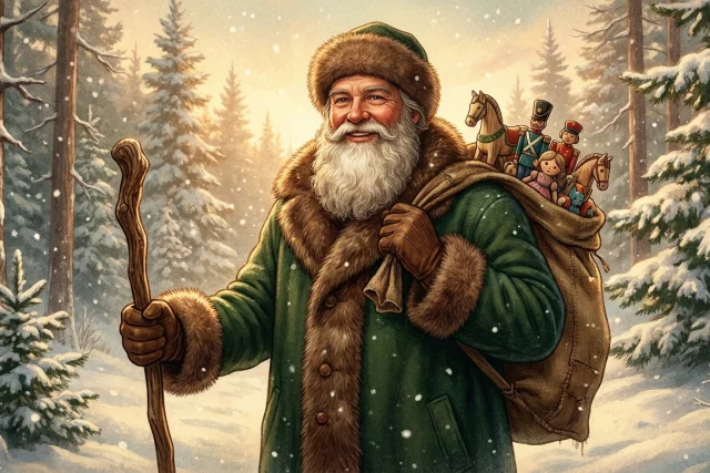 papai noel era verde